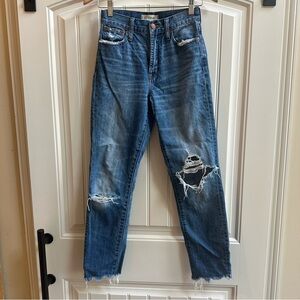 Madewell The Perfect Summer Jean High Waist Crop Size:  24